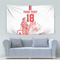 Custom Switzerland Football Tapestry Confoederatio Helvetica