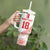 Custom Switzerland Football Tumbler With Handle Confoederatio Helvetica