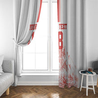 Custom Switzerland Football Window Curtain Confoederatio Helvetica