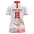 Custom Switzerland Football Women Polo Shirt Confoederatio Helvetica