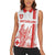 Custom Switzerland Football Women Sleeveless Polo Shirt Confoederatio Helvetica