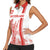 Custom Switzerland Football Women Sleeveless Polo Shirt Confoederatio Helvetica