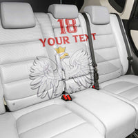 Custom Poland Football Back Car Seat Cover Bialo-Czerwoni Go Champion