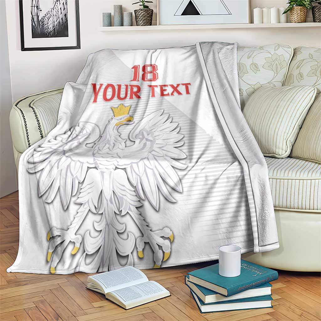 Custom Poland Football Blanket Bialo-Czerwoni Go Champion