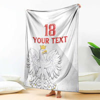 Custom Poland Football Blanket Bialo-Czerwoni Go Champion