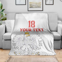 Custom Poland Football Blanket Bialo-Czerwoni Go Champion