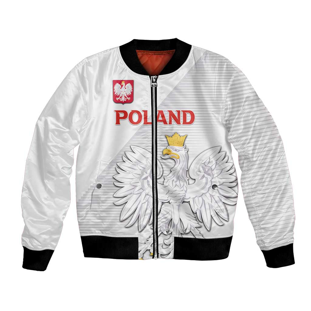 Custom Poland Football Bomber Jacket Bialo-Czerwoni Go Champion