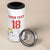 Custom Poland Football 4 in 1 Can Cooler Tumbler Bialo-Czerwoni Go Champion