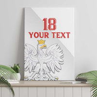Custom Poland Football Canvas Wall Art Bialo-Czerwoni Go Champion