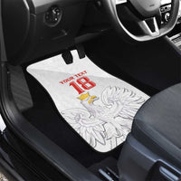 Custom Poland Football Car Mats Bialo-Czerwoni Go Champion