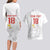 Custom Poland Football Couples Matching Long Sleeve Bodycon Dress and Hawaiian Shirt Bialo-Czerwoni Go Champion