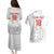 Custom Poland Football Couples Matching Puletasi and Hawaiian Shirt Bialo-Czerwoni Go Champion