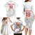 Custom Poland Football Family Matching Long Sleeve Bodycon Dress and Hawaiian Shirt Bialo-Czerwoni Go Champion
