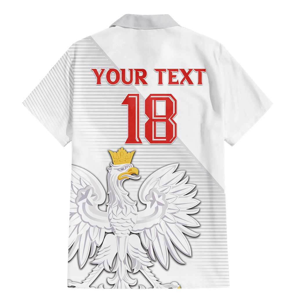 Custom Poland Football Family Matching Mermaid Dress and Hawaiian Shirt Bialo-Czerwoni Go Champion