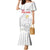 Custom Poland Football Family Matching Mermaid Dress and Hawaiian Shirt Bialo-Czerwoni Go Champion