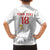 Custom Poland Football Family Matching Off The Shoulder Long Sleeve Dress and Hawaiian Shirt Bialo-Czerwoni Go Champion