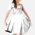 Custom Poland Football Family Matching Off The Shoulder Long Sleeve Dress and Hawaiian Shirt Bialo-Czerwoni Go Champion