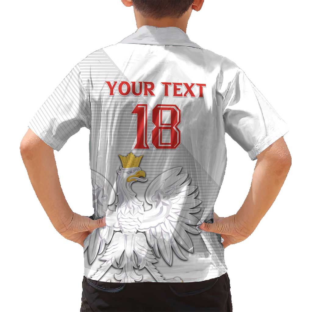 Custom Poland Football Family Matching Puletasi and Hawaiian Shirt Bialo-Czerwoni Go Champion