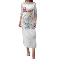 Custom Poland Football Family Matching Puletasi and Hawaiian Shirt Bialo-Czerwoni Go Champion