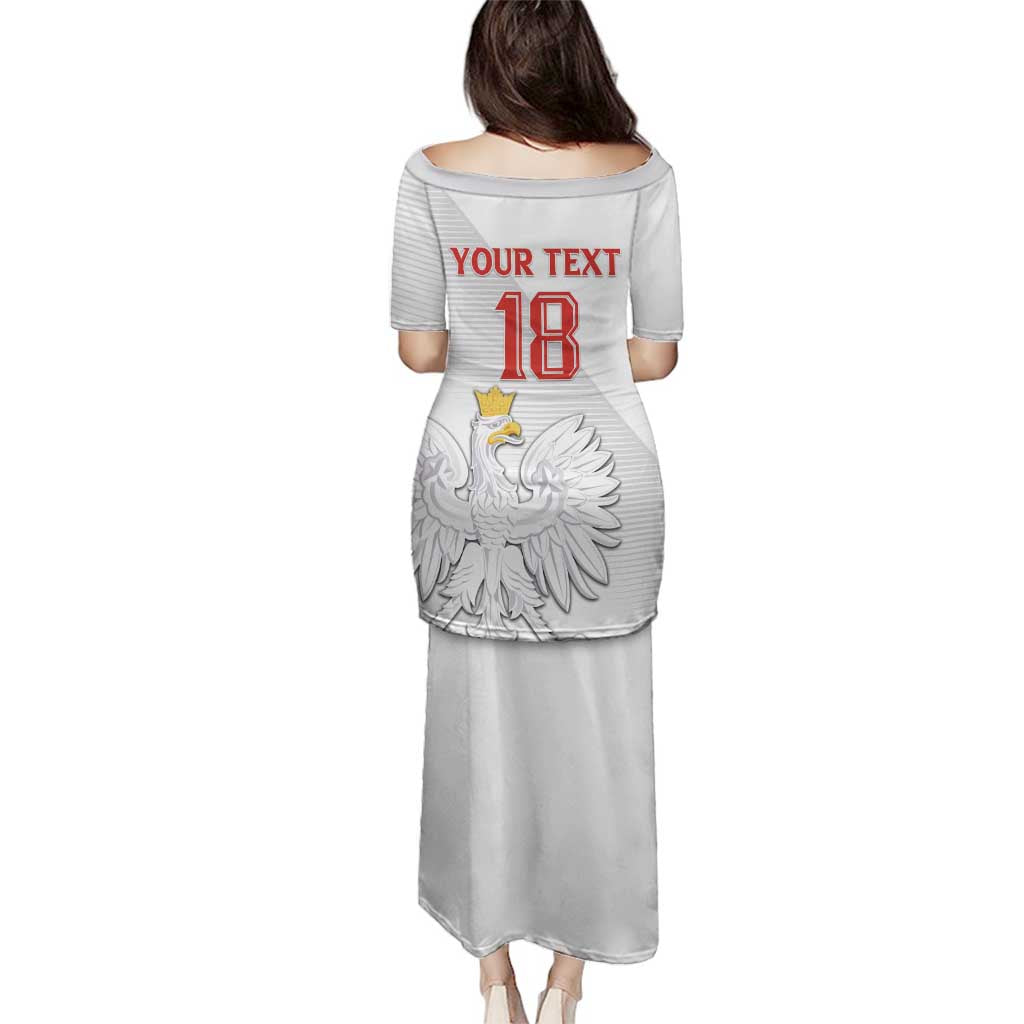 Custom Poland Football Family Matching Puletasi and Hawaiian Shirt Bialo-Czerwoni Go Champion