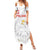 Custom Poland Football Family Matching Summer Maxi Dress and Hawaiian Shirt Bialo-Czerwoni Go Champion