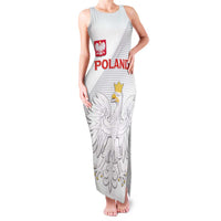 Custom Poland Football Family Matching Tank Maxi Dress and Hawaiian Shirt Bialo-Czerwoni Go Champion