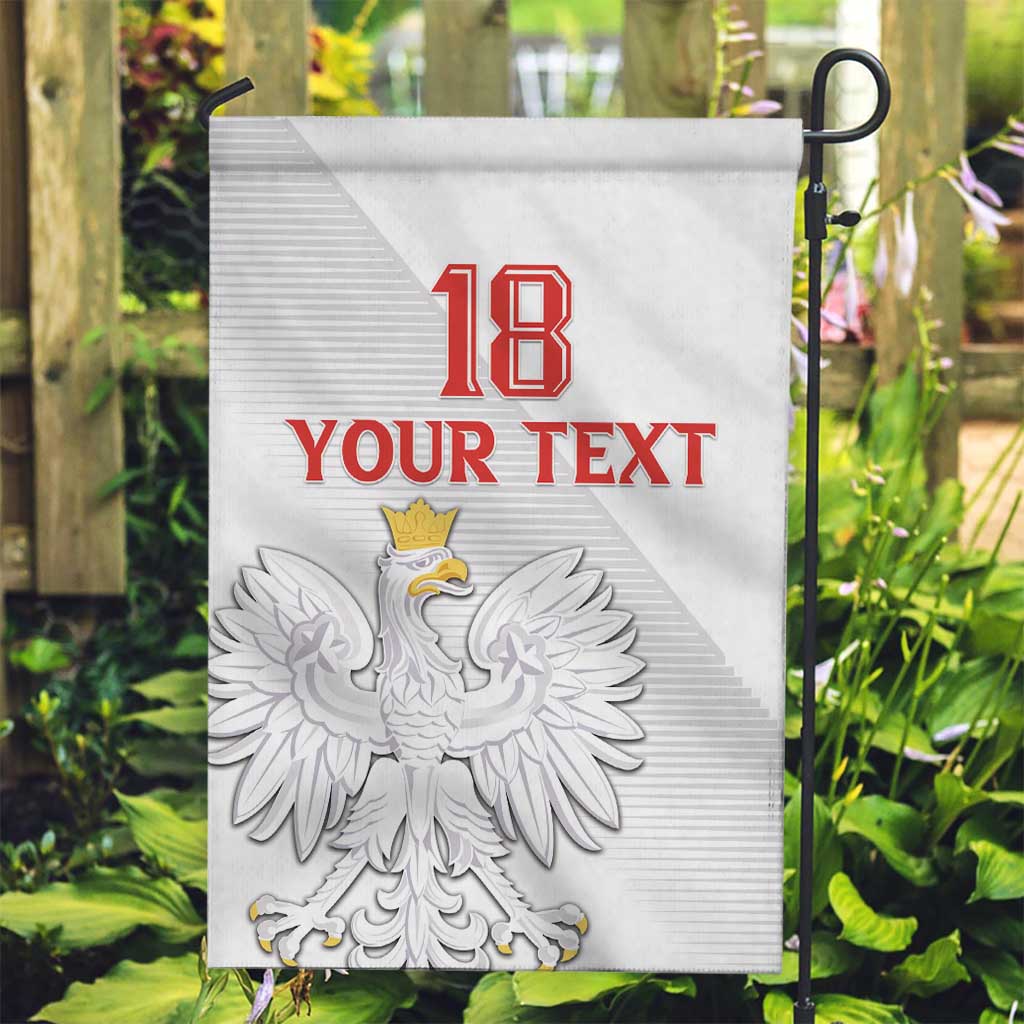 Custom Poland Football Garden Flag Bialo-Czerwoni Go Champion