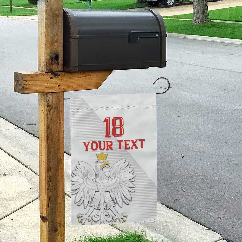 Custom Poland Football Garden Flag Bialo-Czerwoni Go Champion