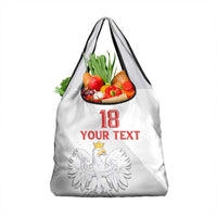 Custom Poland Football Grocery Bag Bialo-Czerwoni Go Champion