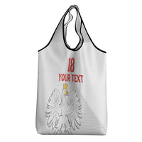 Custom Poland Football Grocery Bag Bialo-Czerwoni Go Champion