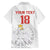Custom Poland Football Hawaiian Shirt Bialo-Czerwoni Go Champion