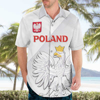Custom Poland Football Hawaiian Shirt Bialo-Czerwoni Go Champion
