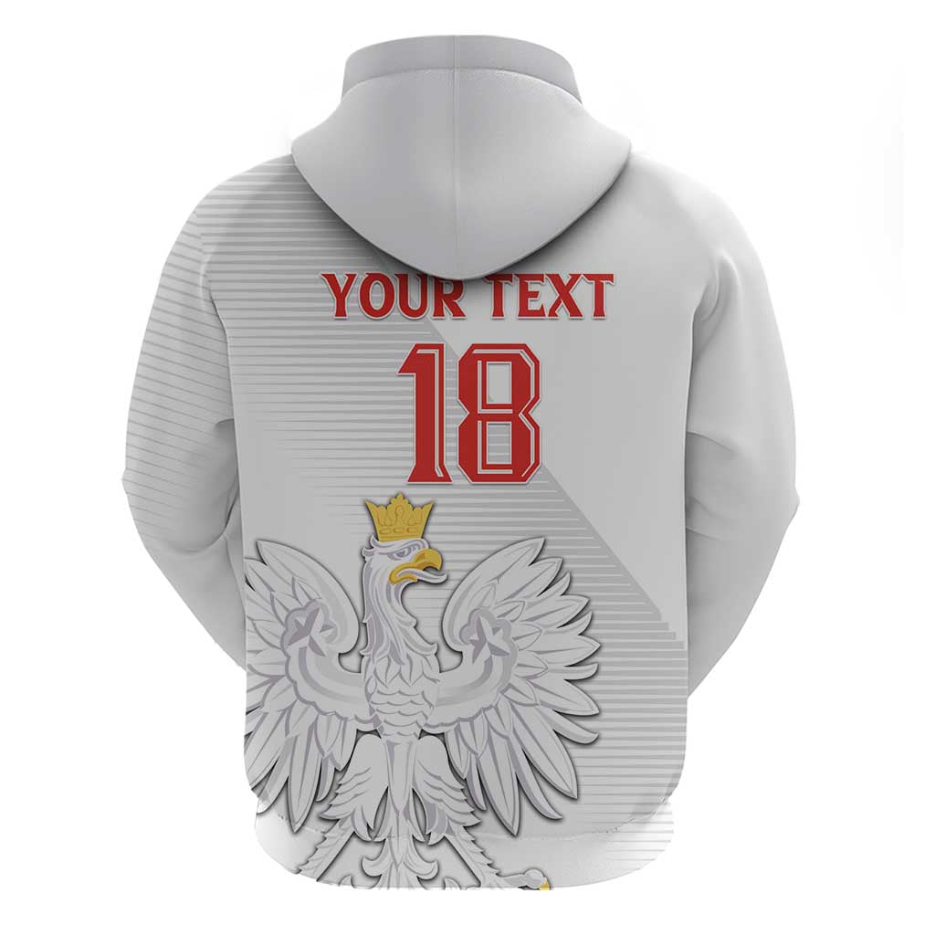 Custom Poland Football Hoodie Bialo-Czerwoni Go Champion