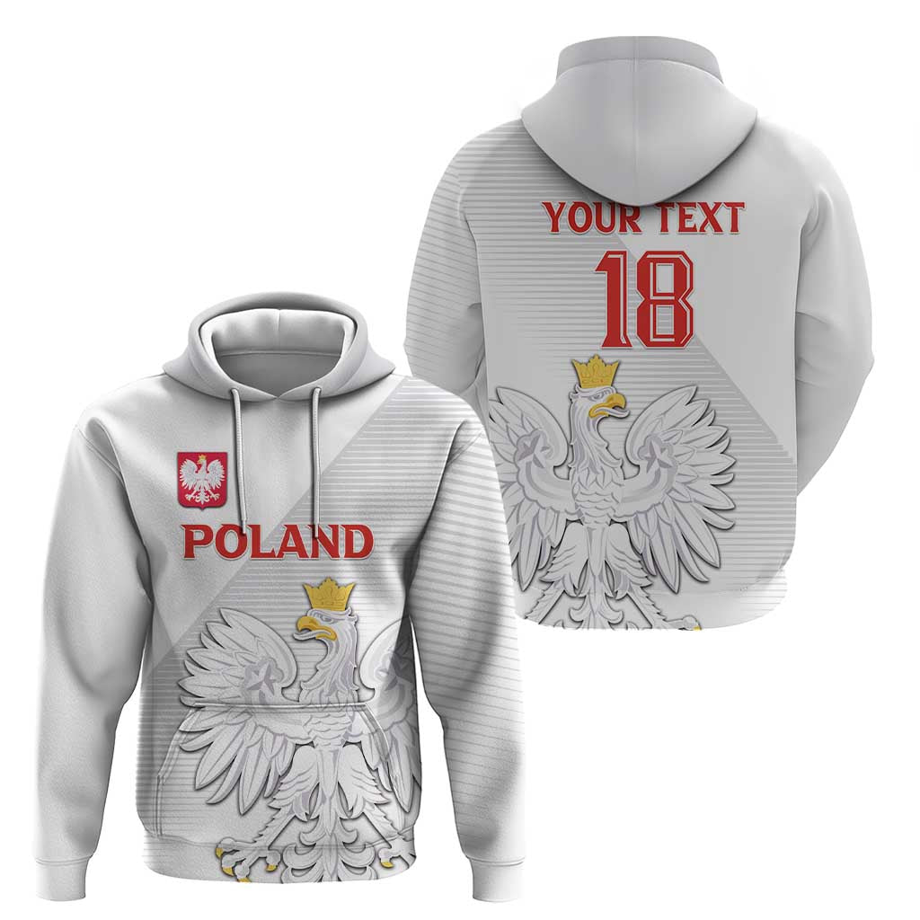 Custom Poland Football Hoodie Bialo-Czerwoni Go Champion