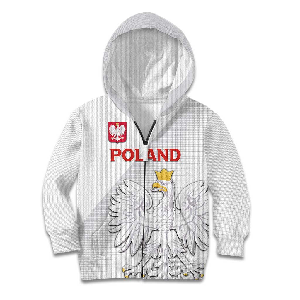 Custom Poland Football Kid Hoodie Bialo-Czerwoni Go Champion