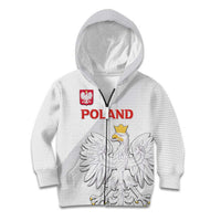 Custom Poland Football Kid Hoodie Bialo-Czerwoni Go Champion