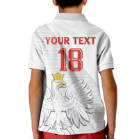 Custom Poland Football Kid Polo Shirt Bialo-Czerwoni Go Champion