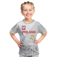 Custom Poland Football Kid T Shirt Bialo-Czerwoni Go Champion