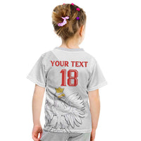 Custom Poland Football Kid T Shirt Bialo-Czerwoni Go Champion