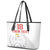 Custom Poland Football Leather Tote Bag Bialo-Czerwoni Go Champion