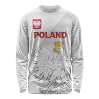 Custom Poland Football Long Sleeve Shirt Bialo-Czerwoni Go Champion
