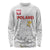 Custom Poland Football Long Sleeve Shirt Bialo-Czerwoni Go Champion