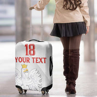 Custom Poland Football Luggage Cover Bialo-Czerwoni Go Champion