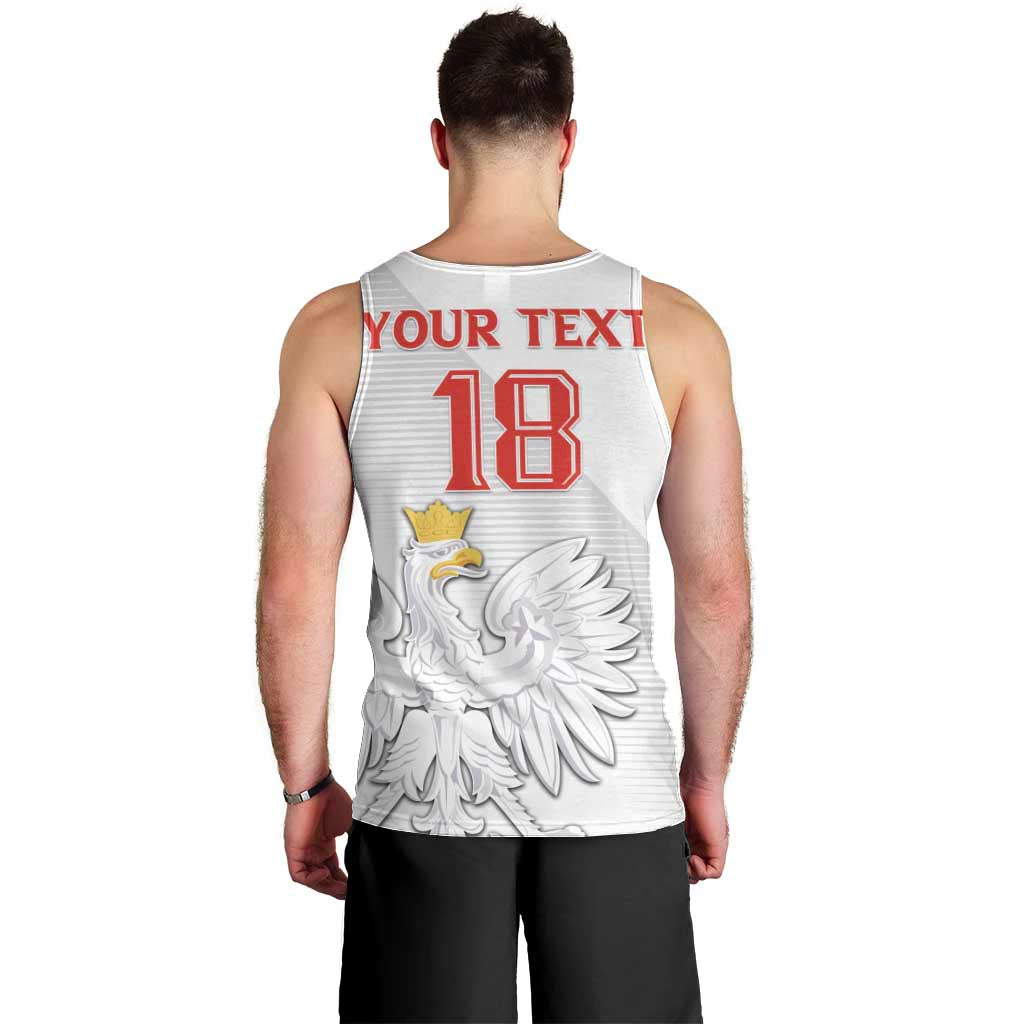 Custom Poland Football Men Tank Top Bialo-Czerwoni Go Champion