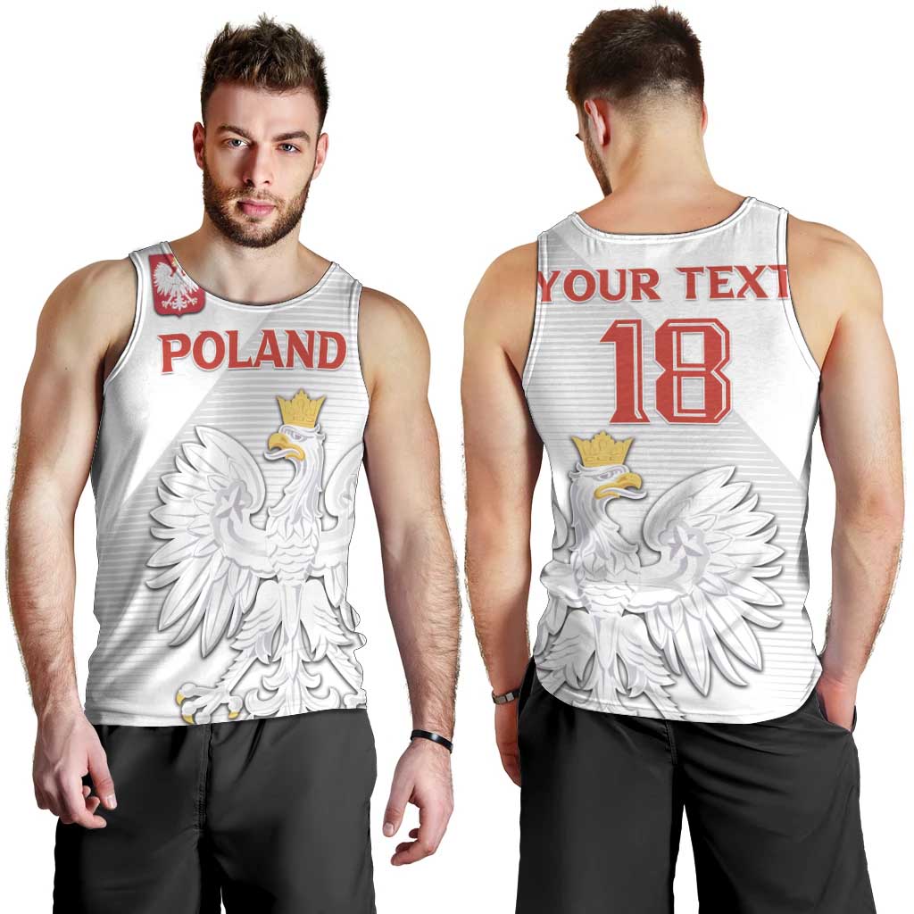 Custom Poland Football Men Tank Top Bialo-Czerwoni Go Champion