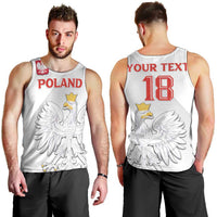 Custom Poland Football Men Tank Top Bialo-Czerwoni Go Champion