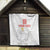Custom Poland Football Quilt Bialo-Czerwoni Go Champion