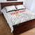 Custom Poland Football Quilt Bed Set Bialo-Czerwoni Go Champion