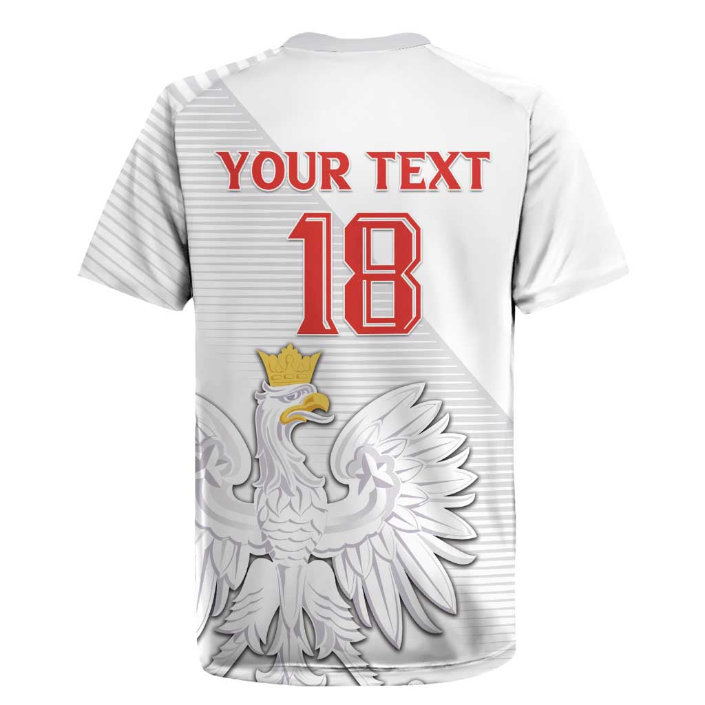 Custom Poland Football Rugby Jersey Bialo-Czerwoni Go Champion