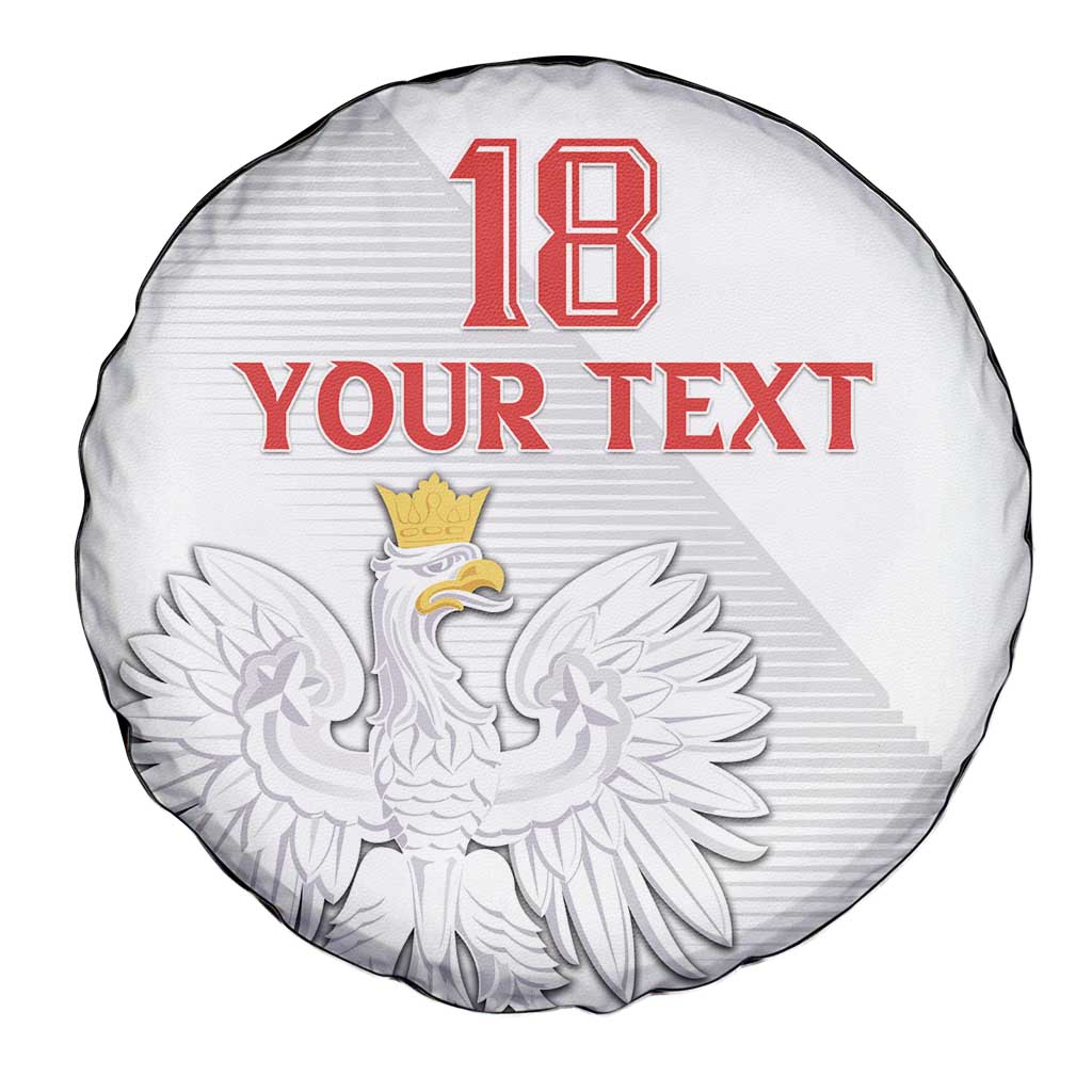 Custom Poland Football Spare Tire Cover Bialo-Czerwoni Go Champion